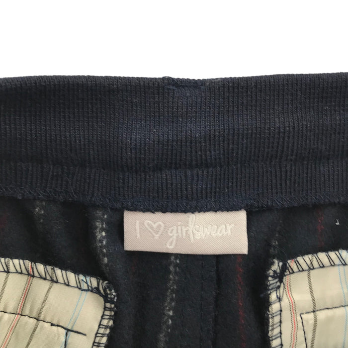Matalan 11-12 years dark navy striped high waist shorts