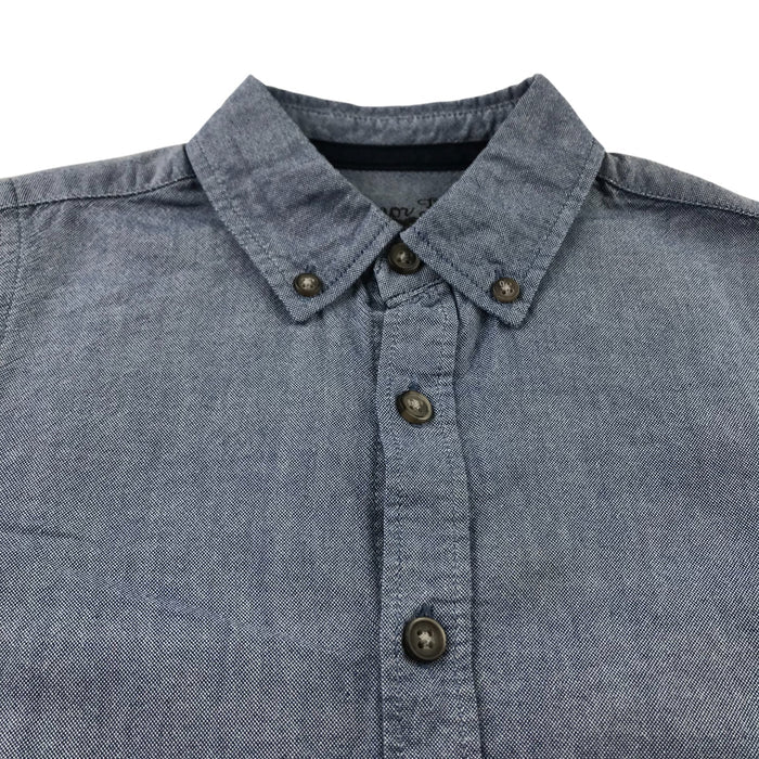 Matalan 6-7 years blue plain buttoned shirt