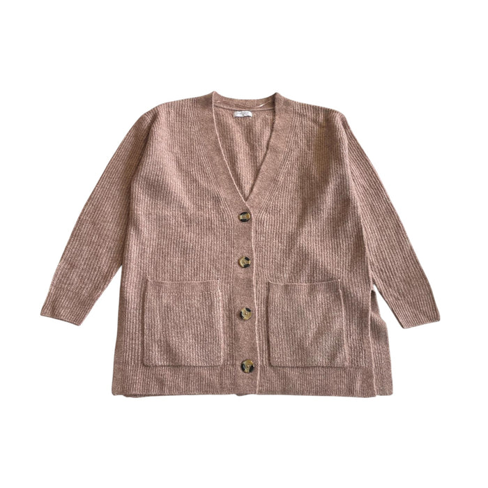 Matalan womans size M brown oversized cardigan