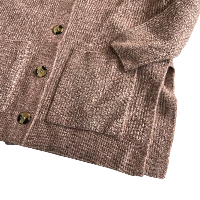 Matalan womans size M brown oversized cardigan
