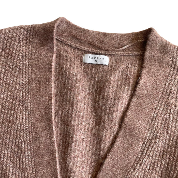 Matalan womans size M brown oversized cardigan
