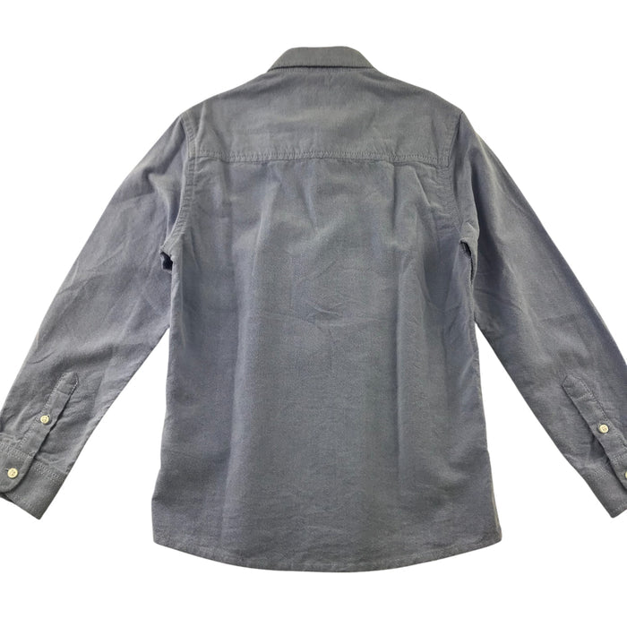 Mayoral 5-6 blue plain cotton shirt