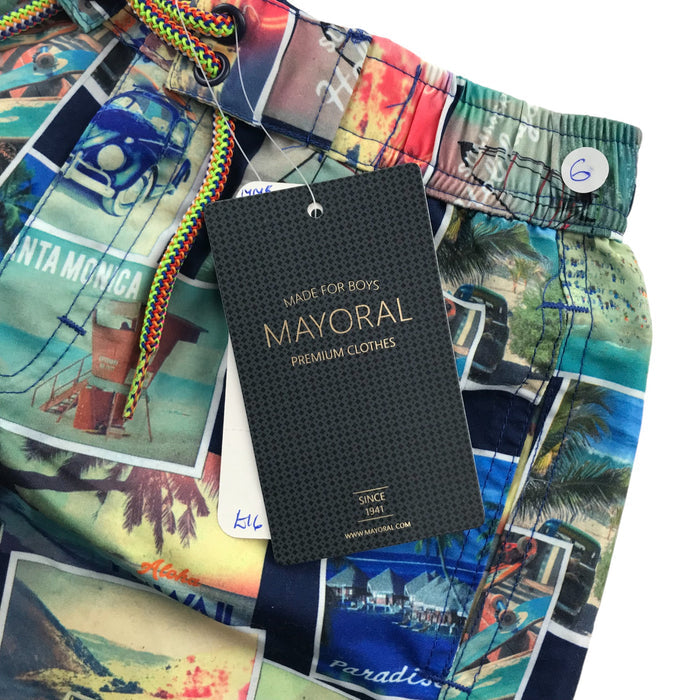 Mayoral 5-6 years multi-colour beach swim trunks