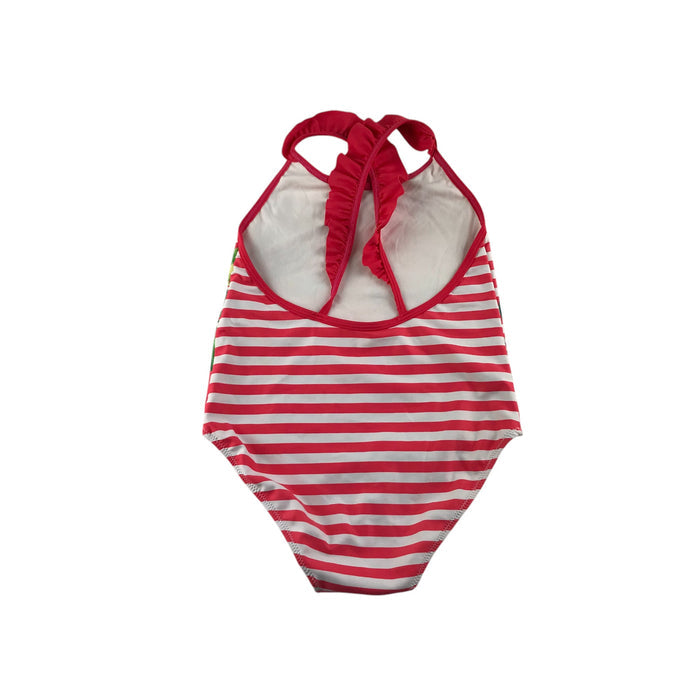 Mayoral 6-7 years red white floral toucan one-piece swimsuit