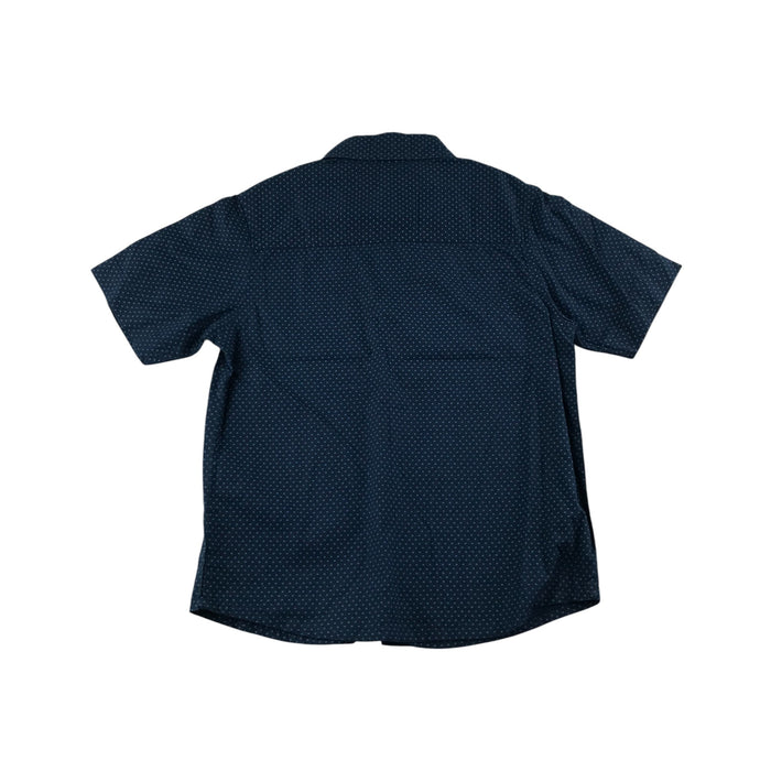 M&Co 5-6 years navy small star print cotton shirt