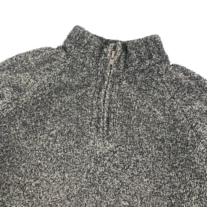 M&Co 7 years grey half-zip jumper