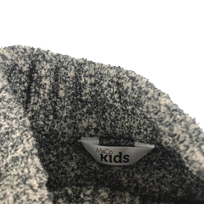 M&Co 7 years grey half-zip jumper