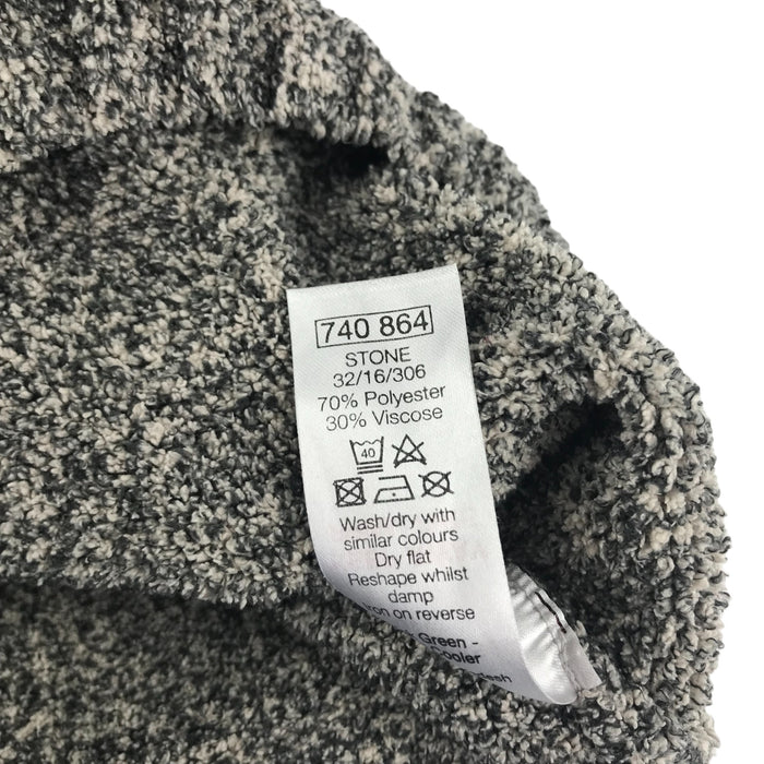 M&Co 7 years grey half-zip jumper