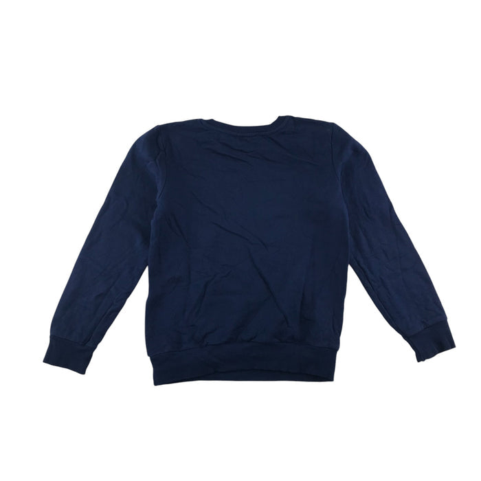 M&Co 8-9 years navy sequin gaming print cotton sweater