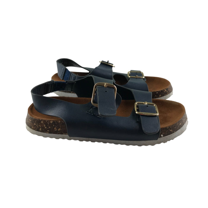 M&Co size UK 10 (jr) navy straps sandals