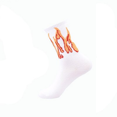 Men's Novelty Flames Assorted Coloured Cotton Socks