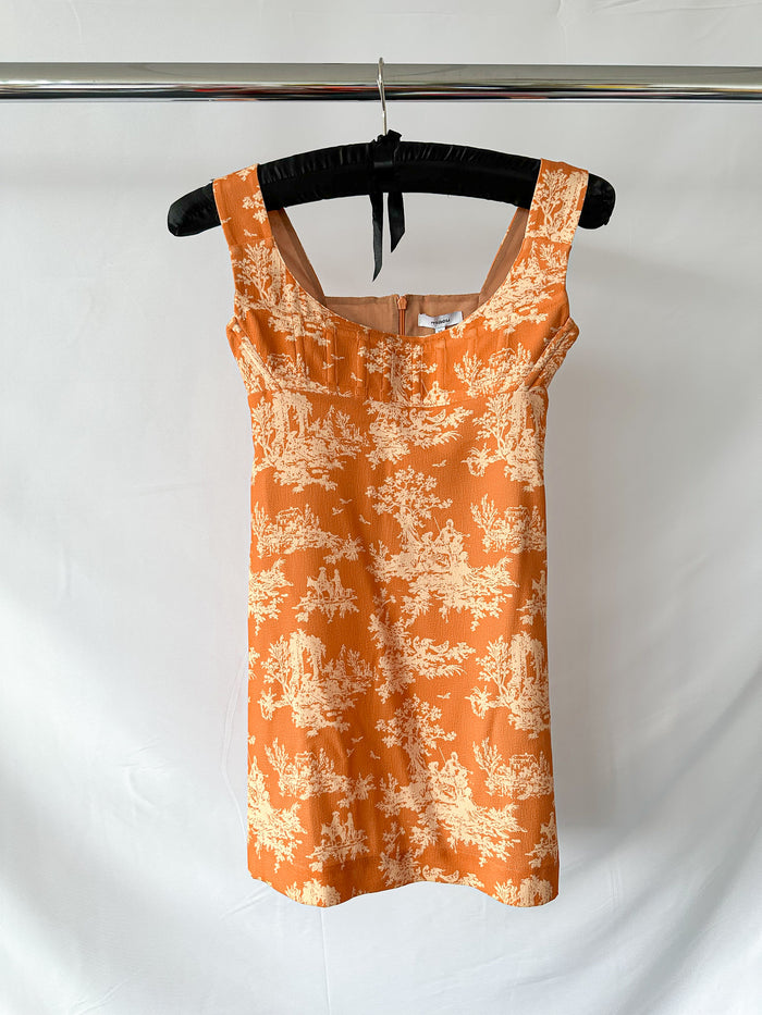 Miaou Vivi Clementine Print Mini Dress