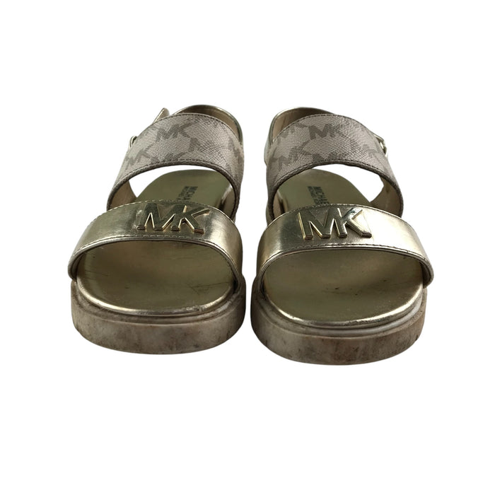 Michael Kors size UK 11.5 (jr) gold sandals