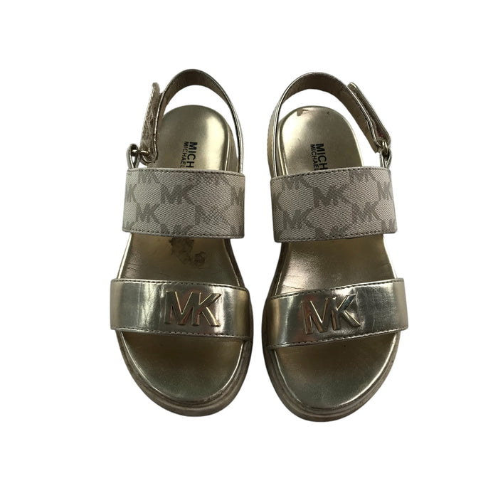 Michael Kors size UK 11.5 (jr) gold sandals