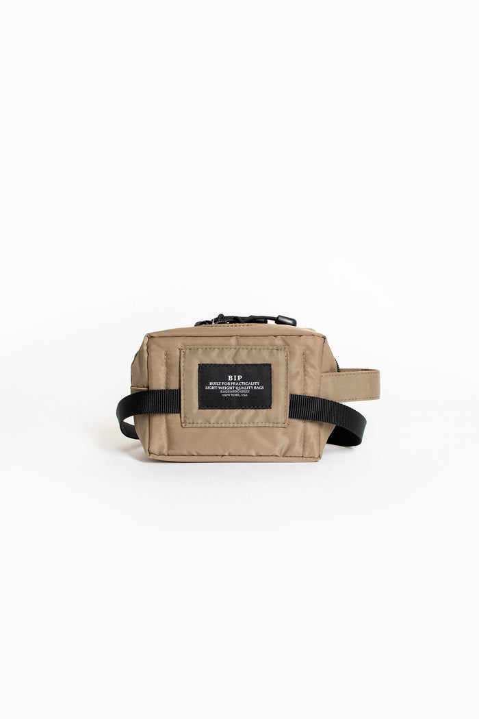 Mini Belt Pouch Dark Beige Puffer