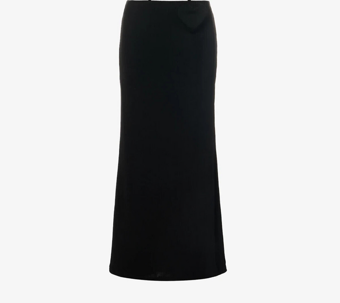 MIRROR PALAIS Aphrodite Stretch Woven Love Heart Detail Skirt - House Of Huntington