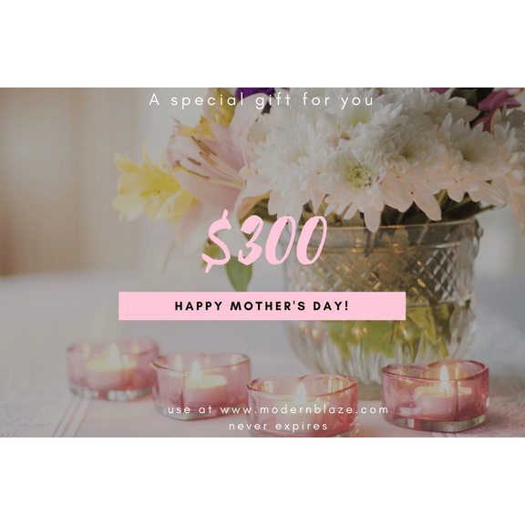 Modern Blaze Mother's Day Gift Card - detail view