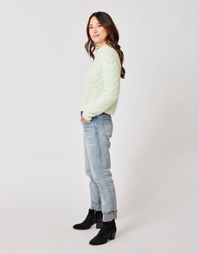 Monroe Sweater: Frost Heather - FINAL SALE