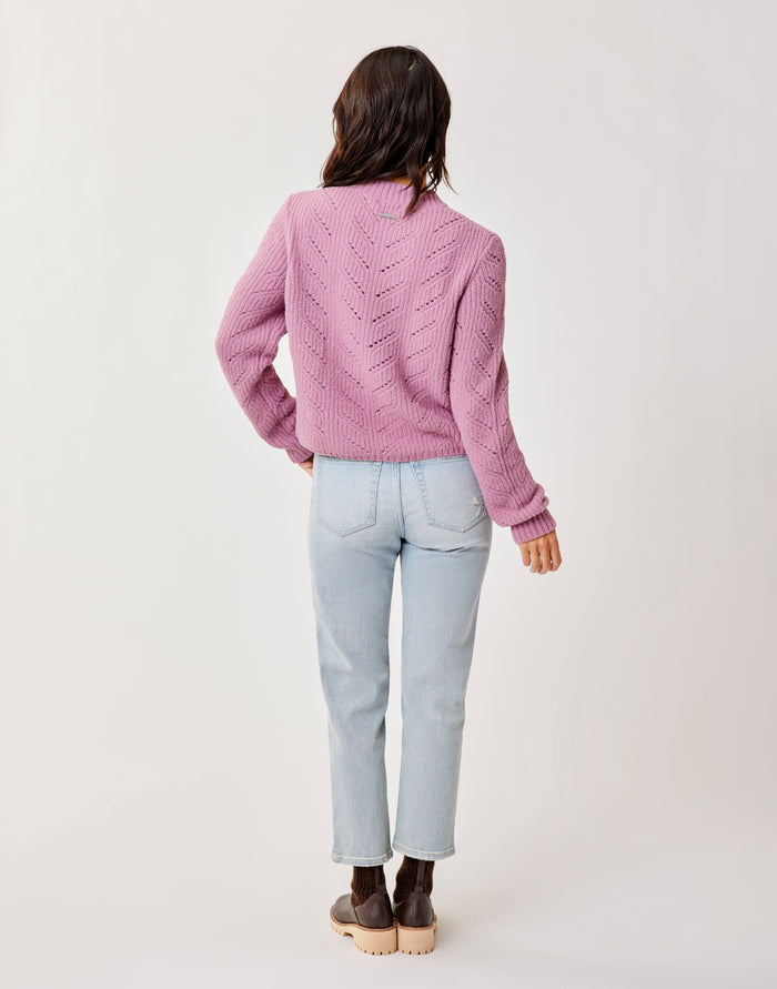 Monroe Sweater: Orchid - FINAL SALE