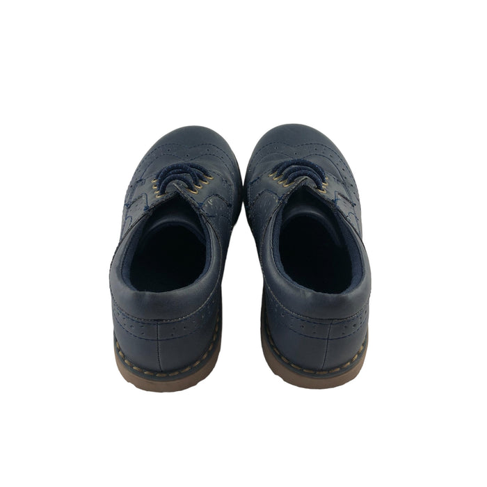 Mothercare size UK 11 (jr) blue slip on brogue Shoes