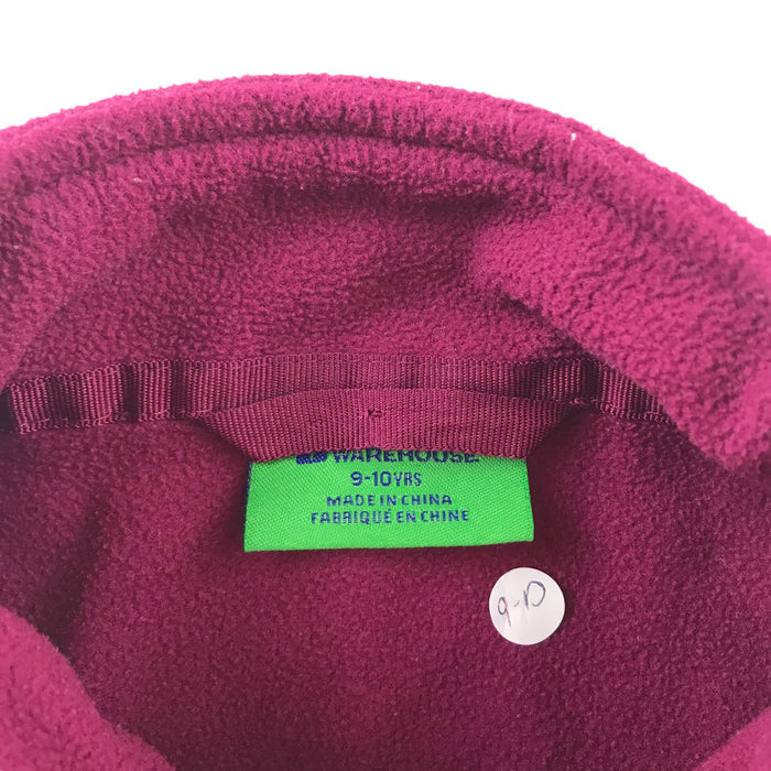 Mountain Warehouse 9-10 years fuchsia pink zipped fleece