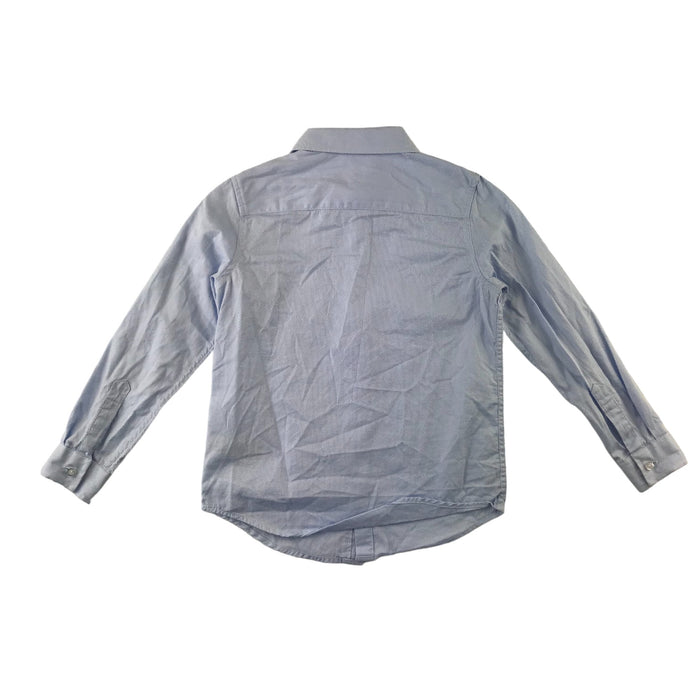 M&S 5-6 years light blue buttoned cotton shirt