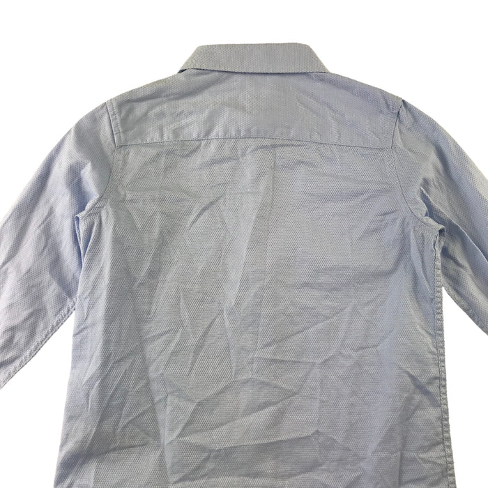 M&S 5-6 years light blue buttoned cotton shirt