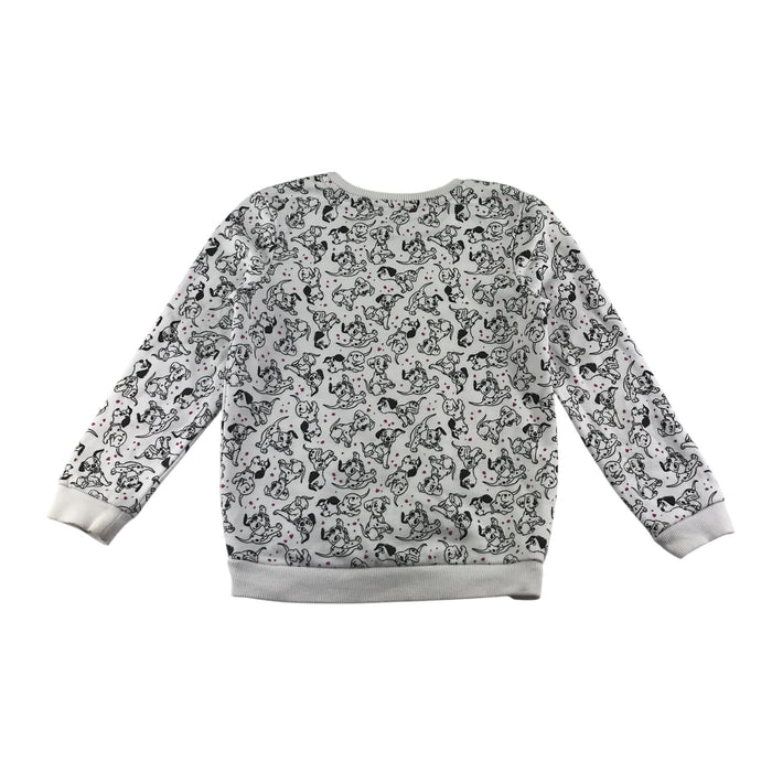 M&S 5-6 years white disney 101 dalmatians sweater