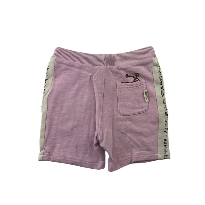 M&S 5 years light pink animals jersey cotton shorts