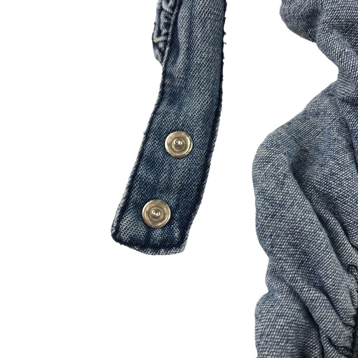 M&S 6-7 years blue denim dungaree