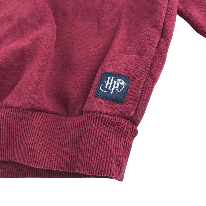 M&S 6-7 years burgundy hogwarts sweater