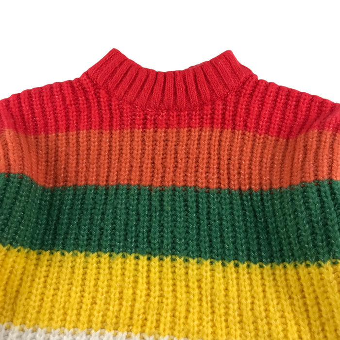 M&S 6-7 years multicolour striped jumper