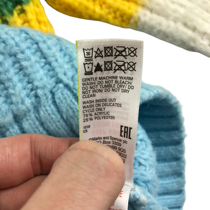 M&S 6-7 years multicolour striped jumper
