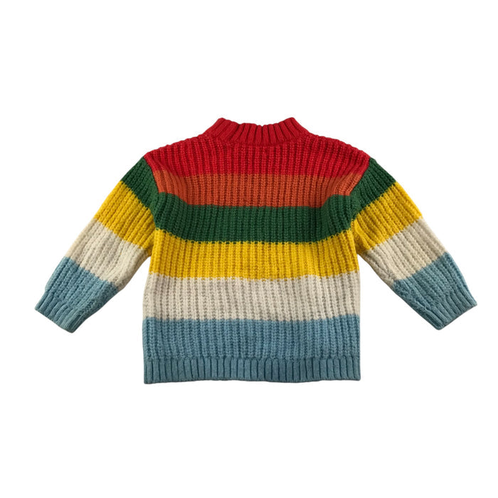 M&S 6-7 years multicolour striped jumper