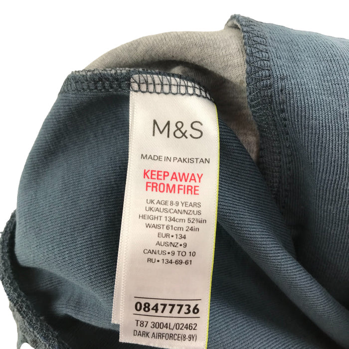 M&S 7-8 yrs navy shorts