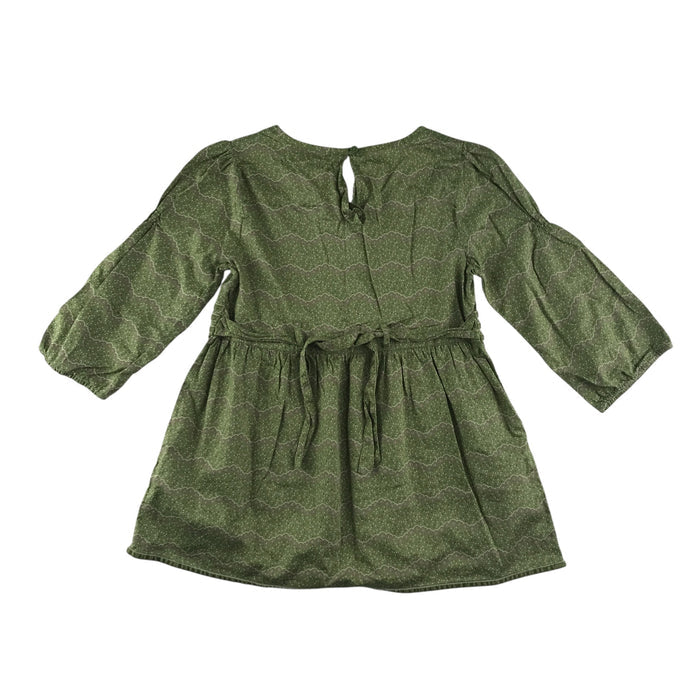M&S 9-10 years green floral blouse