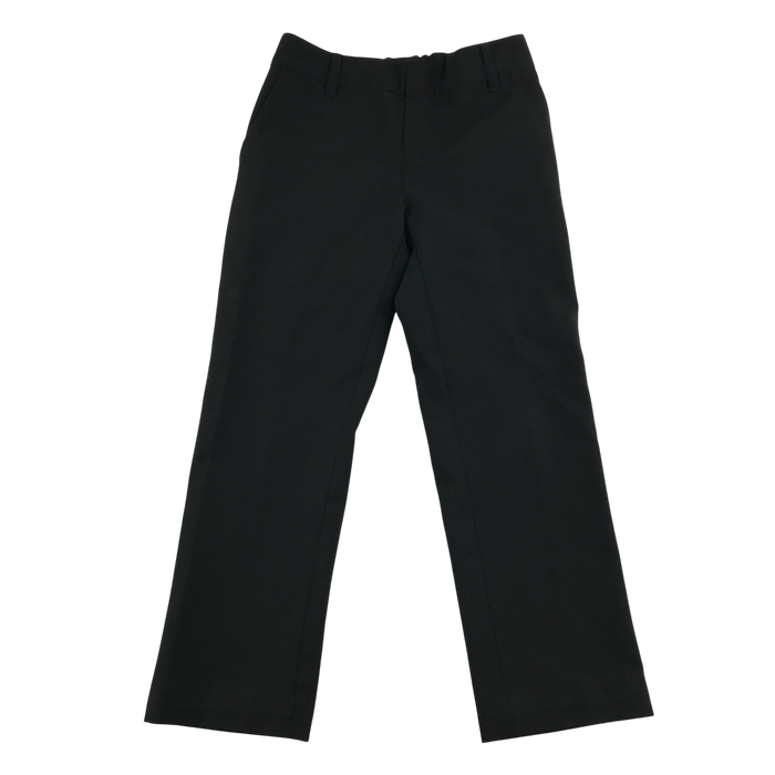 M&S boys black adjustable waist school trousers