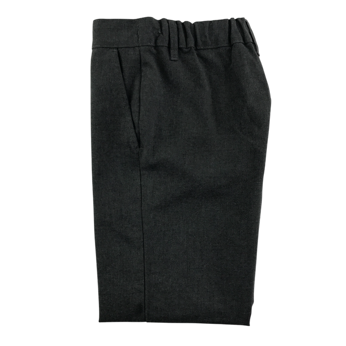 M&S boys grey adjustable waist school trousers