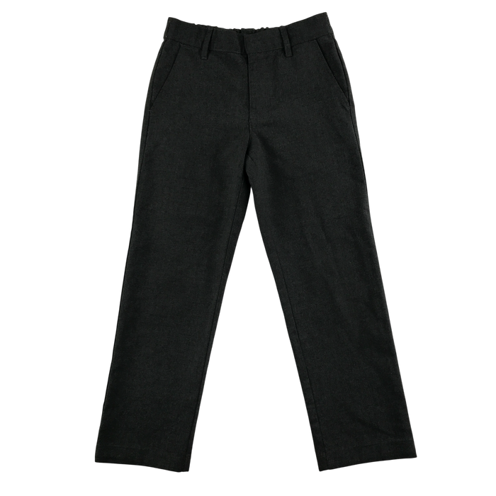 M&S boys grey adjustable waist school trousers