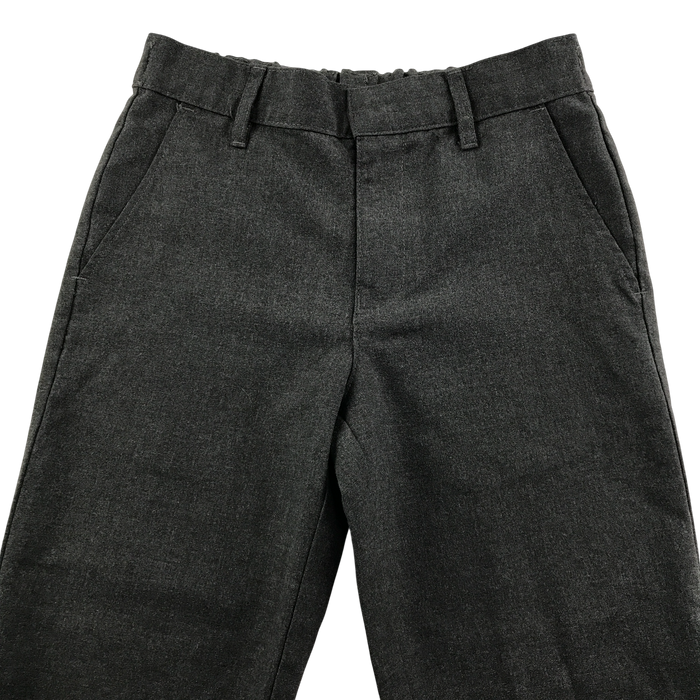 M&S boys grey adjustable waist school trousers