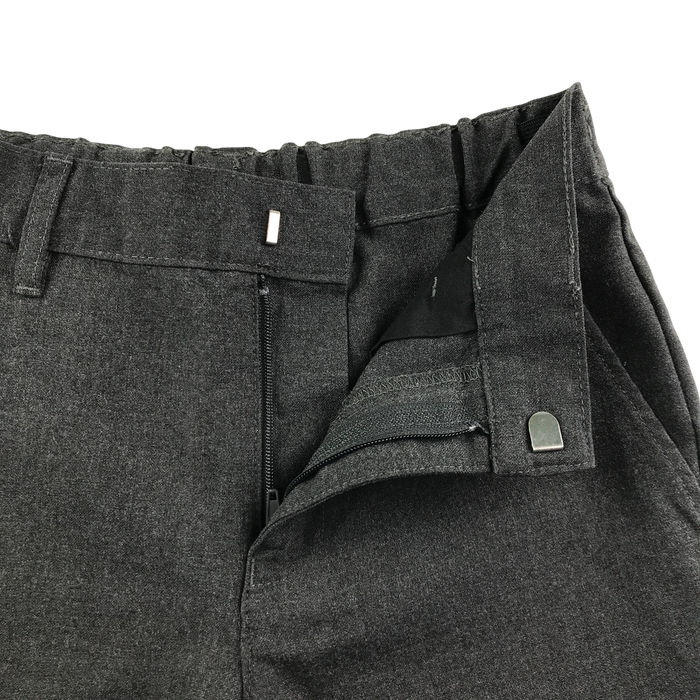 M&S boys grey adjustable waist school trousers