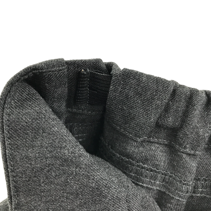 M&S girls grey adjustable pleated buckle detail school skirt