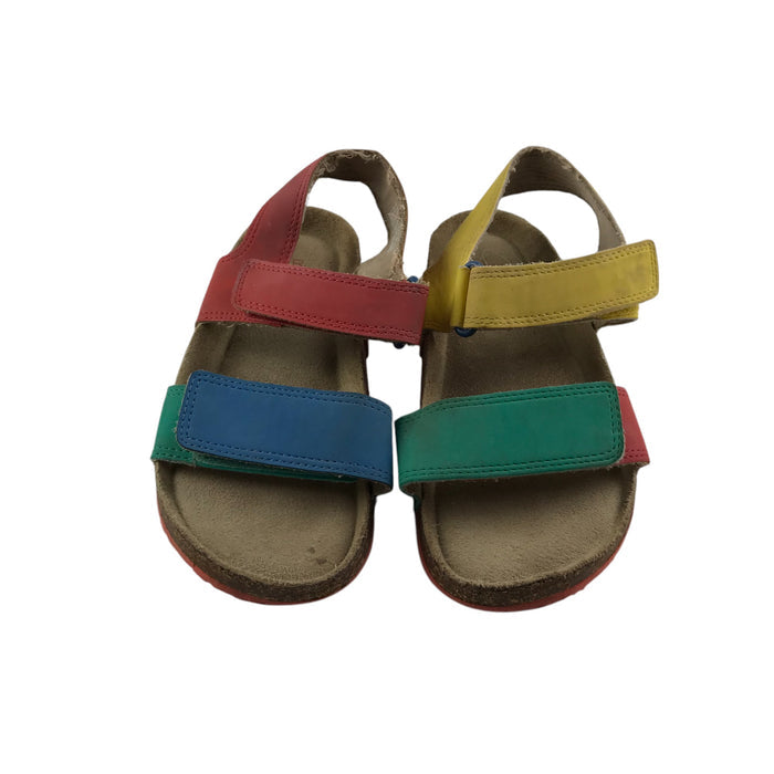 M&S size UK 11 (jr) multi-colour strap sandals