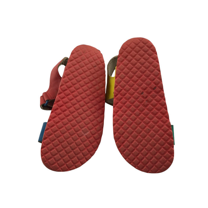 M&S size UK 11 (jr) multi-colour strap sandals