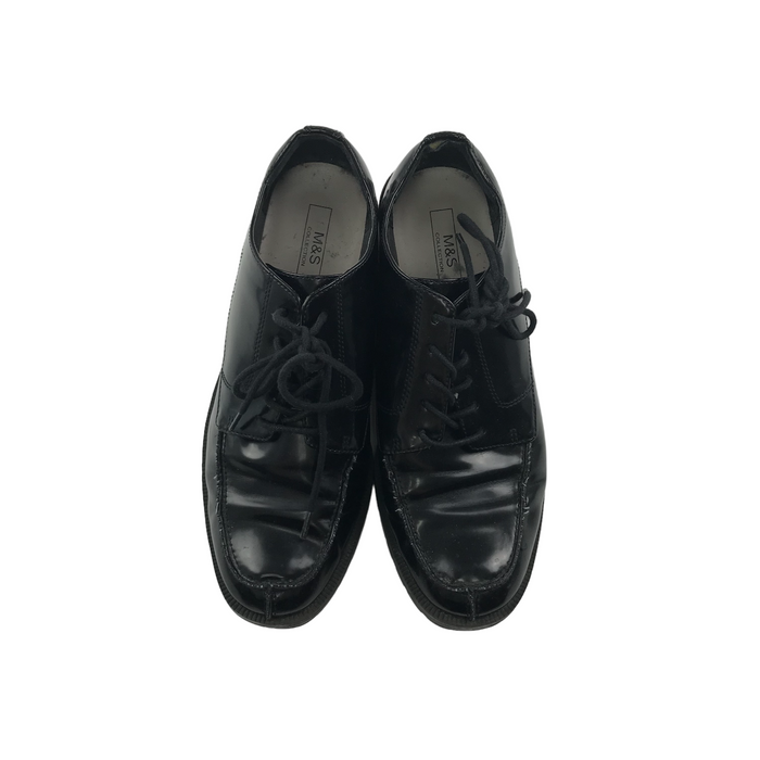 M&S size UK 6.5 black wide fit shoes