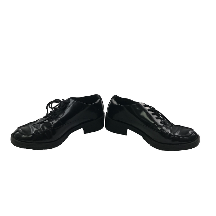 M&S size UK 6.5 black wide fit shoes