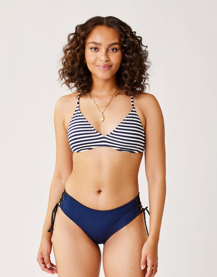 Mustique Reversible Bottom: Black/Navy - FINAL SALE