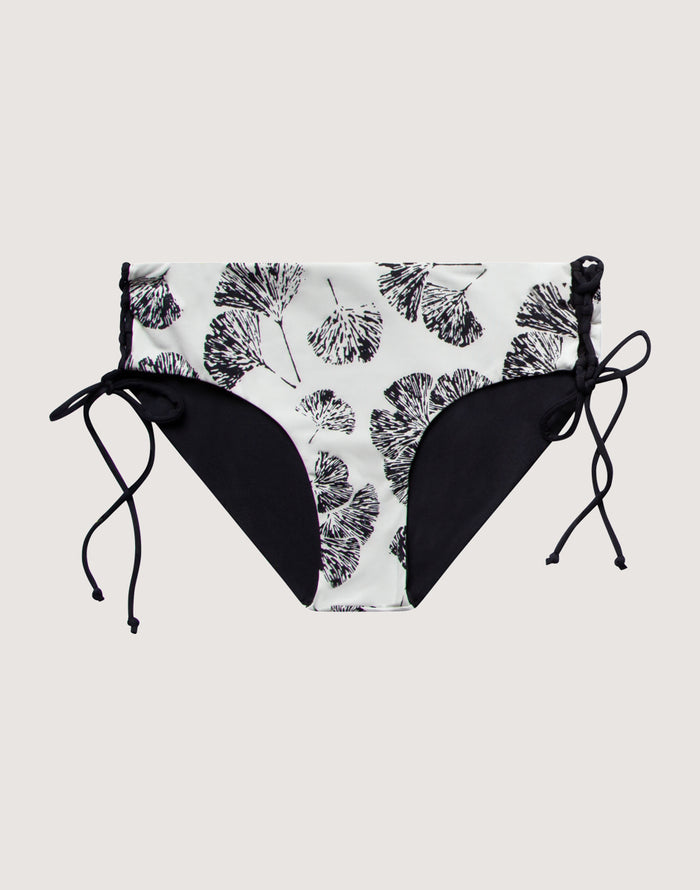 Mustique Reversible Bottom: Cloud Ginkgo/Black - FINAL SALE