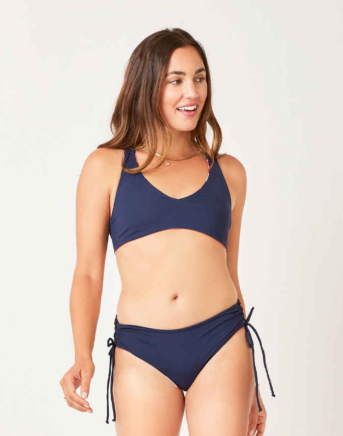 Mustique Reversible Bottom: Prism/Navy - FINAL SALE