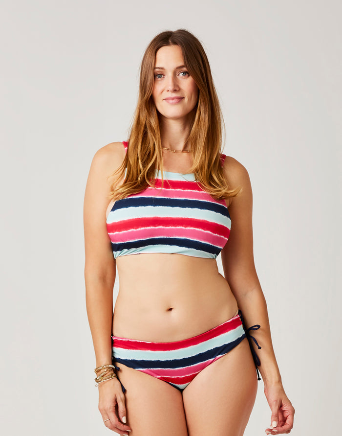 Mustique Reversible Bottom: Prism/Navy - FINAL SALE